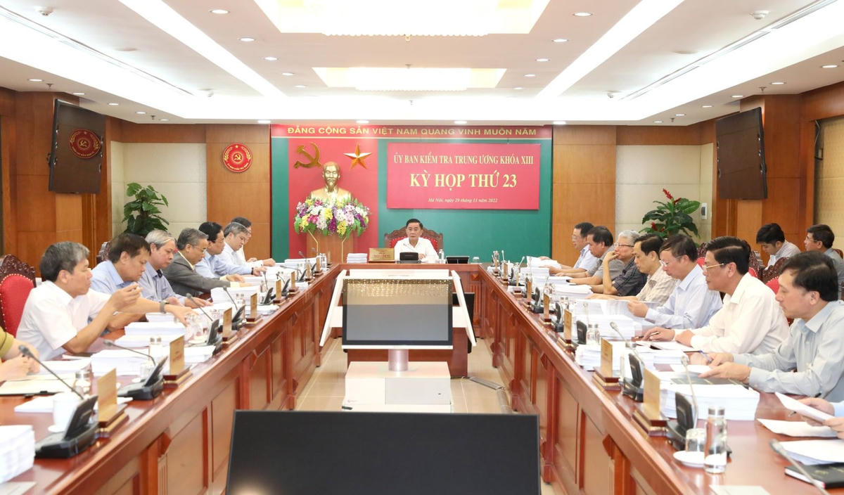 Quang cảnh kỳ họp thứ 23. Ảnh: Ủy ban Kiểm tra Trung ương.