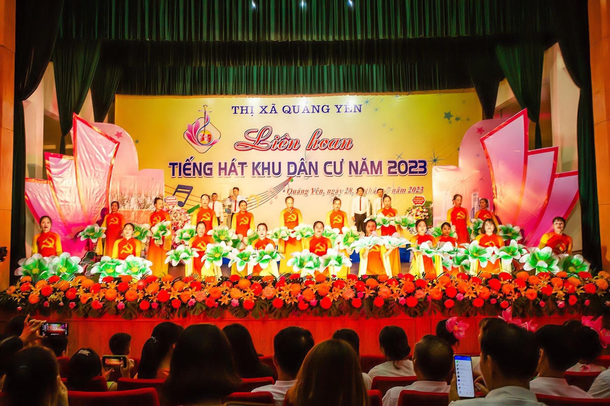 Liên hoan Tiếng hát khu dân cư thị xã Quảng Yên năm 2023.