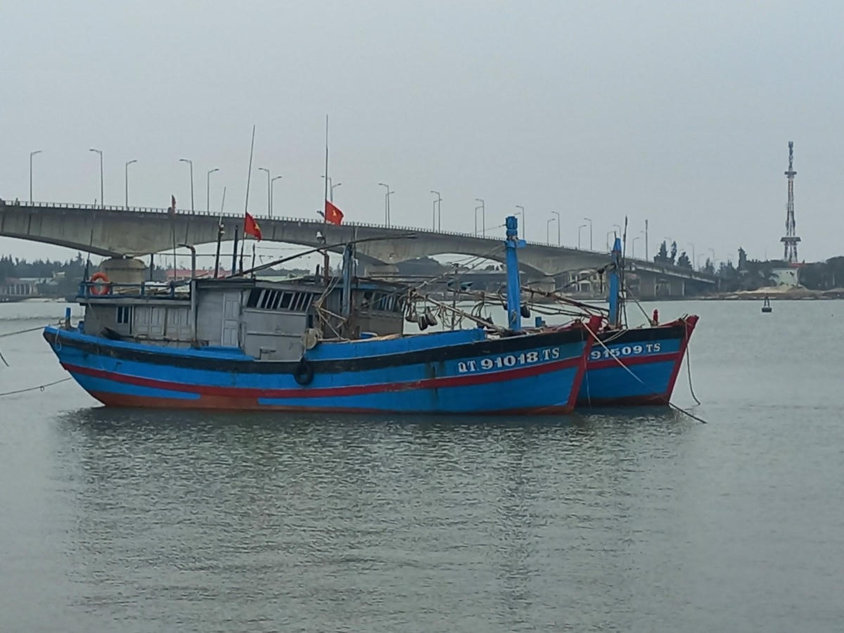 Hơn 2.200 chiếc tàu thuyền với hơn 6.700 thuyền viên đã vào tránh trú bão số 1 tại Quảng Trị (Ảnh: minh họa).