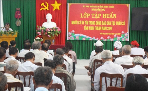 Quang cảnh buổi tập huấn.