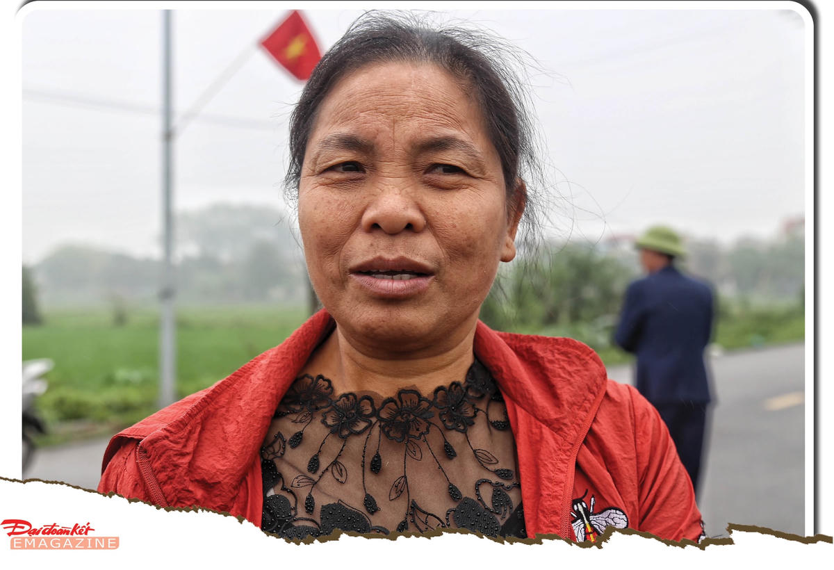 Bà Tạ Thị Mai xóm 1, xã Văn Bình.