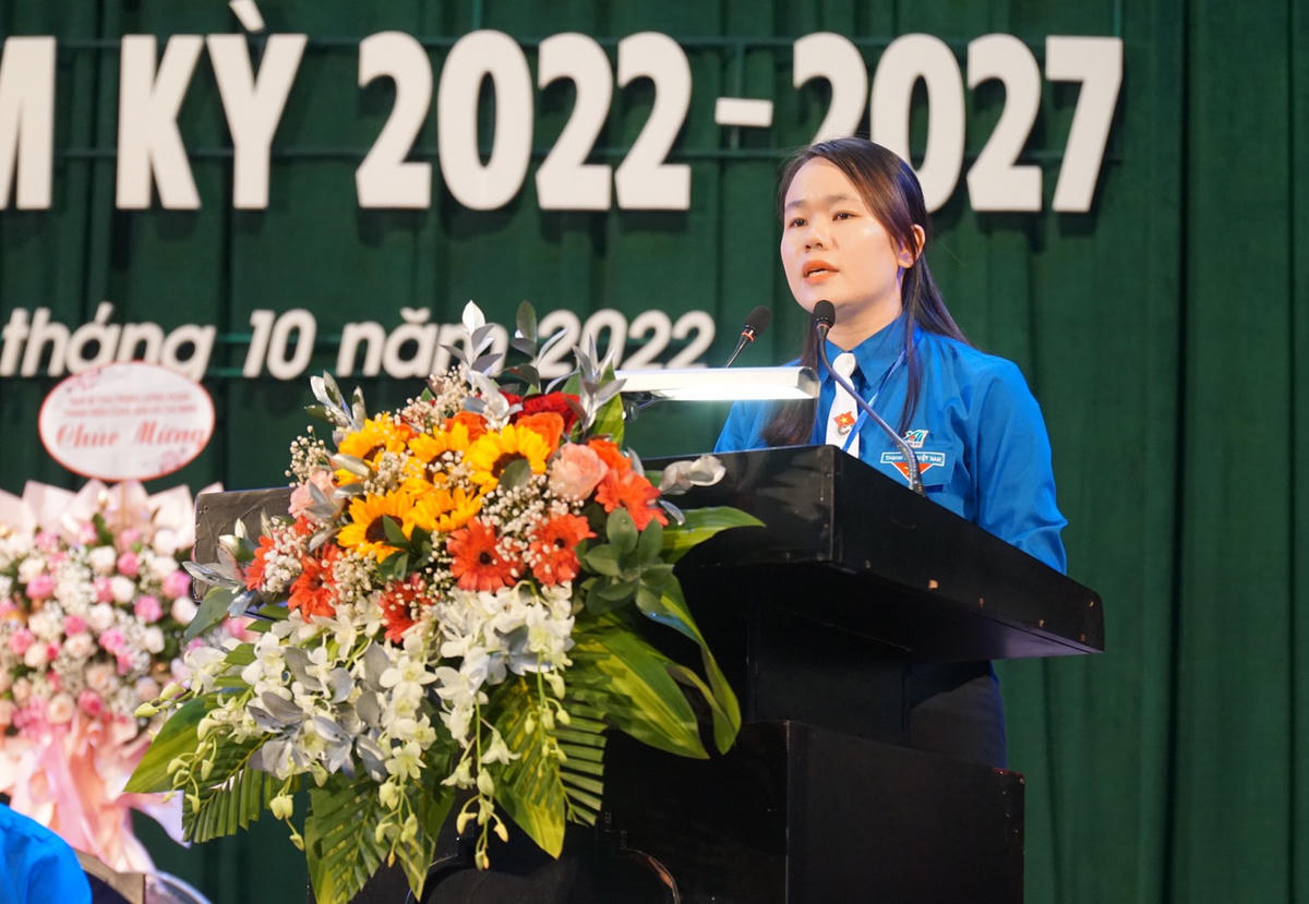 Bà Hoàng Thị Thùy Linh giữ chức Phó Bí thư Tỉnh đoàn khóa XVI, nhiệm kỳ 2022 - 2027.