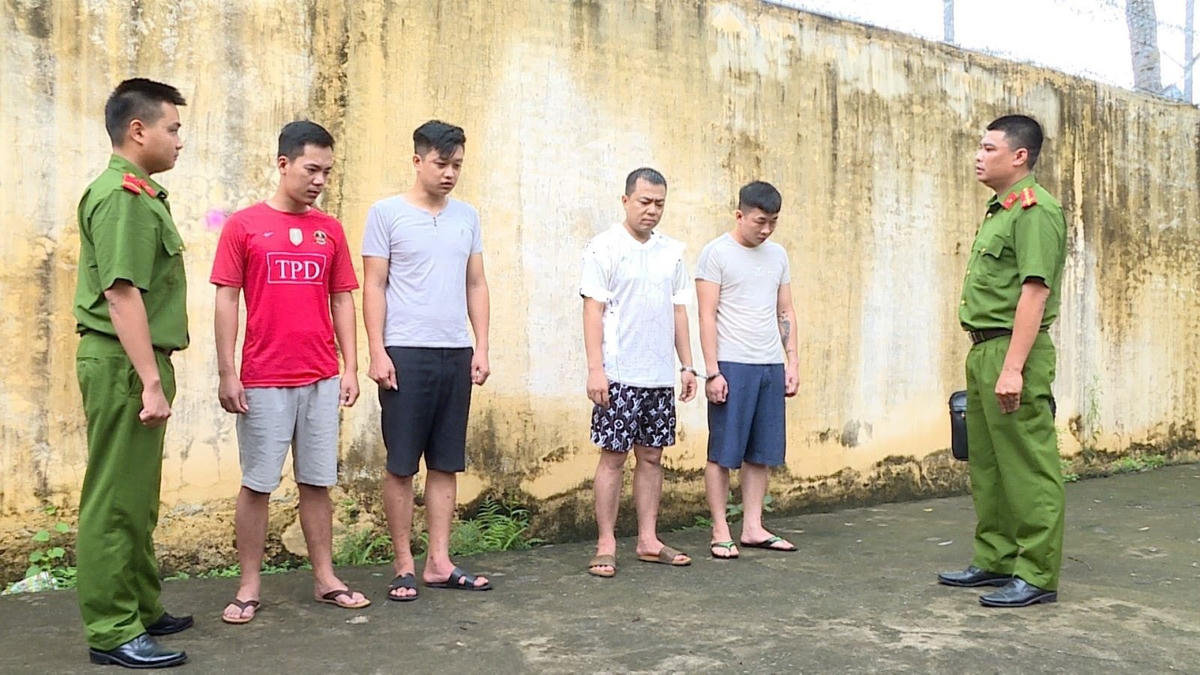 Các đối tượng trong vụ án. Ảnh: Cơ quan công an.