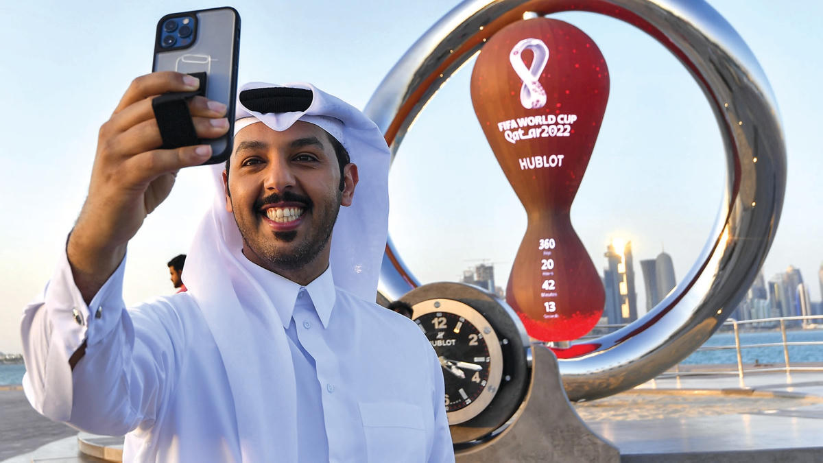 Lưu lại kỷ niệm với World Cup Qatar 2022.