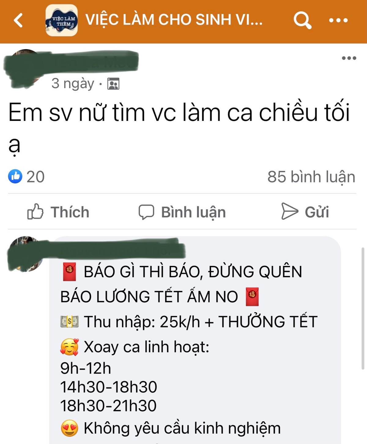 Kiếm tiền tiêu Tết, sinh viên tránh sập bẫy làm thêm