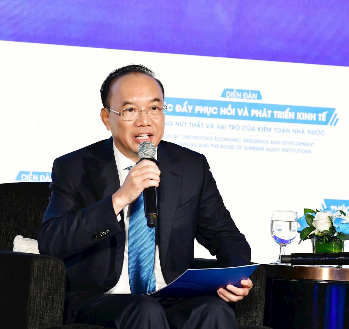 Nguyên Phó Tổng Kiểm toán nhà nước Đoàn Xuân Tiên: Nút thắt lớn nhất cần tháo gỡ thuộc về cơ chế, chính sách. Ảnh: Nguyễn Lộc