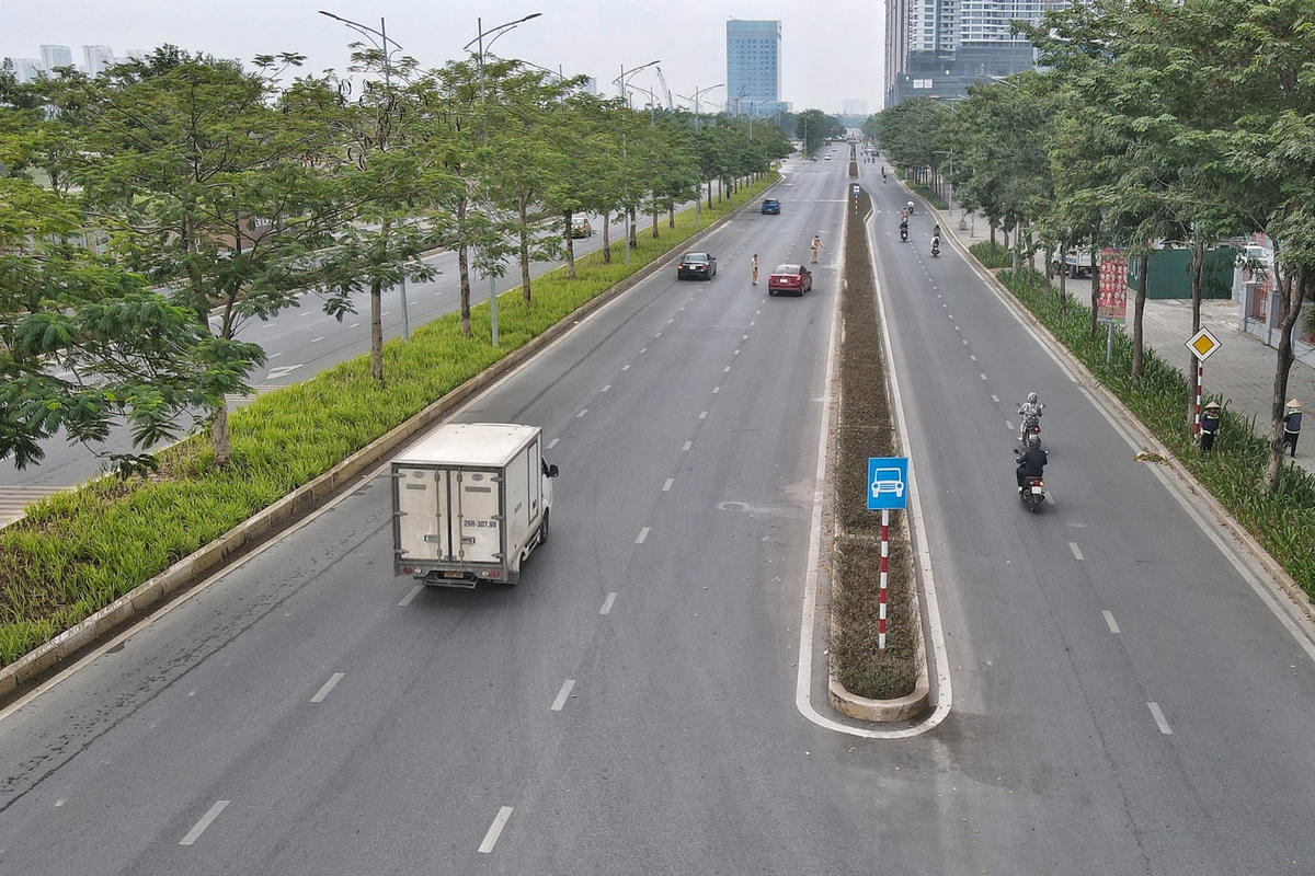 Hiện đã có 4 đoạn tuyến đã được đầu tư hoàn thiện theo quy hoạch (6,04 km): 1 đoạn tuyến trên địa bàn quận Tây Hồ có chiều dài 300 m; 2 đoạn tuyến trên địa bàn Quận Bắc Từ Liêm có chiều dài 4,82 km; 1 đoạn trên địa bàn Thị xã Sơn Tây, có chiều dài 920 m.