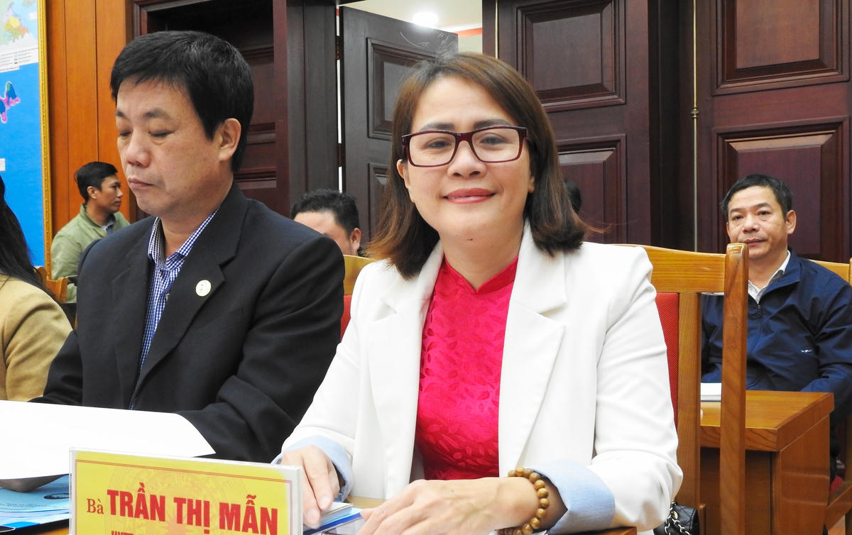 Tân Phó Chủ tịch Ủy ban MTTQ Việt Nam TP Đà Nẵng khóa XI (nhiệm kỳ 2019 - 2024) Trần Thị Mẫn. Ảnh Thanh Tùng.