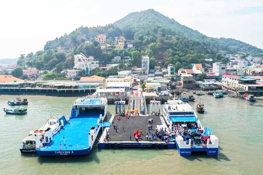 Tuyến phà biển Cần Giờ - Vũng Tàu.