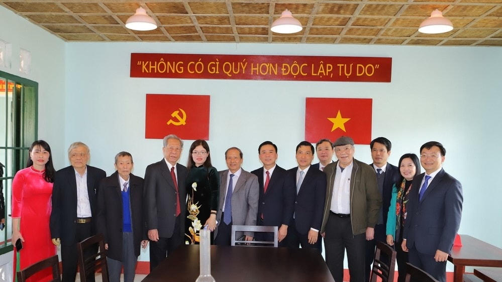 Công trình được khánh thành ngay trước Lễ kỷ niệm 93 năm ngày thành lập Đảng Cộng sản Việt Nam.