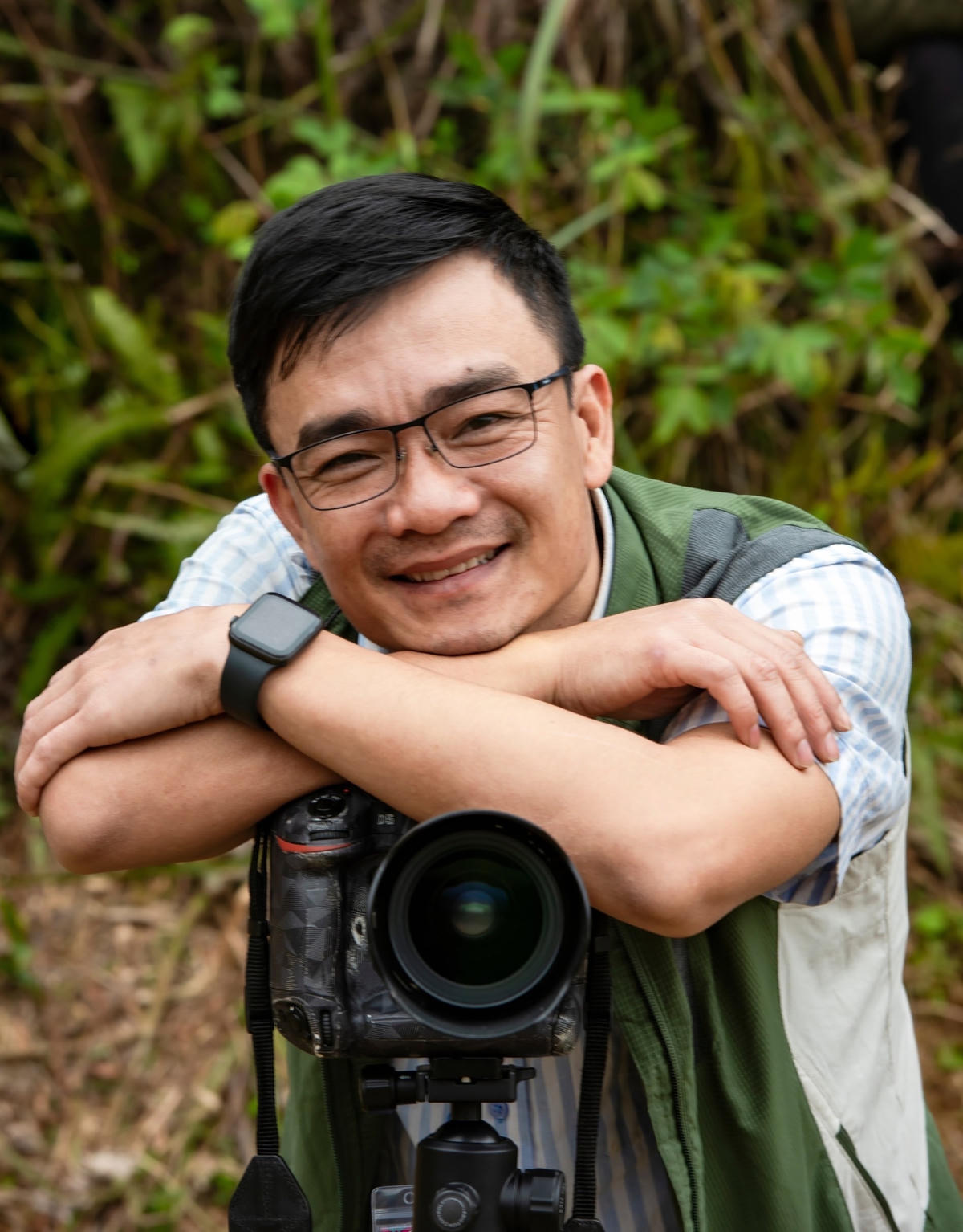 Nghệ sĩ nhiếp ảnh Trần Nhân Quyền.