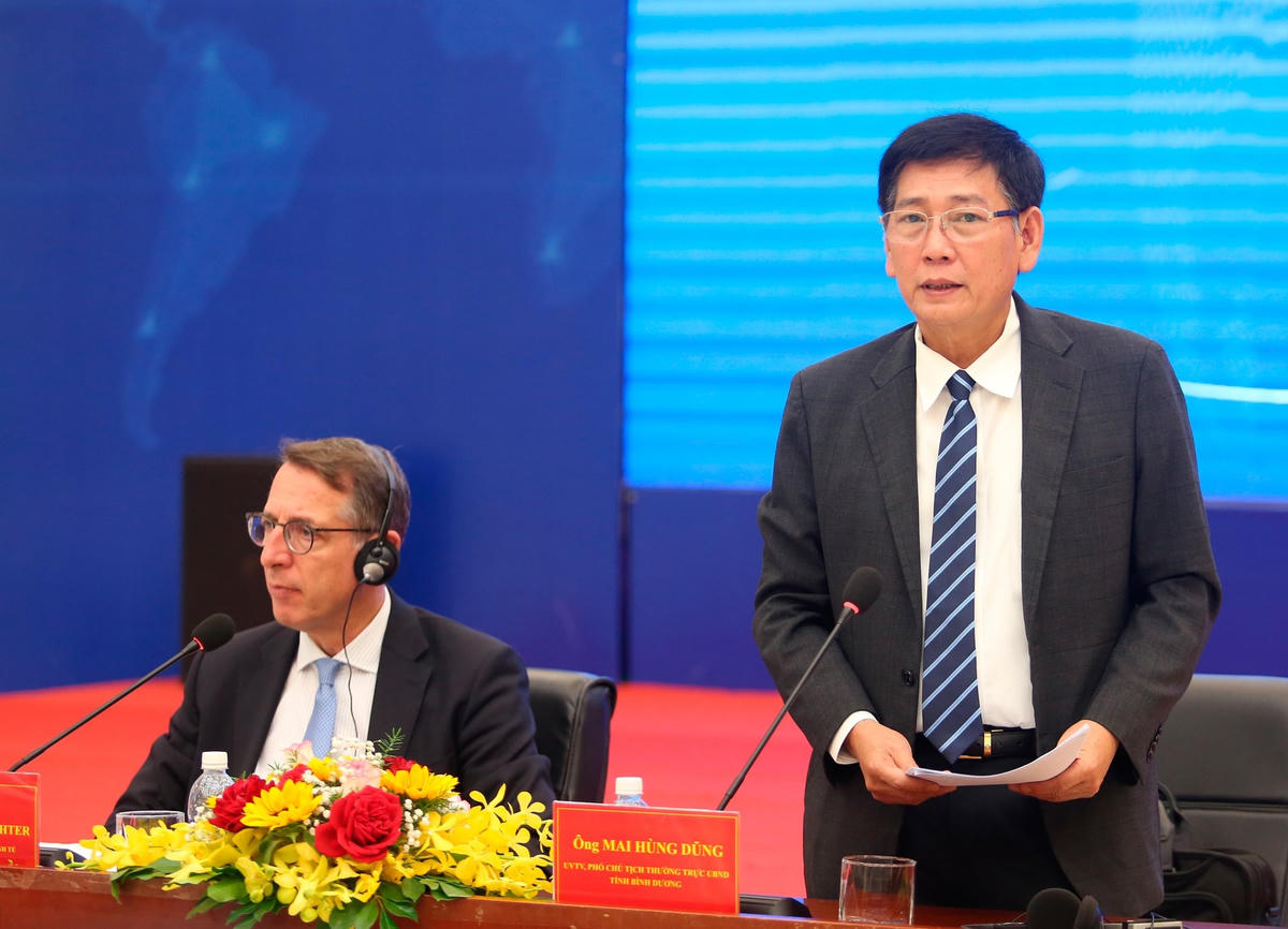 Ông Mai Hùng Dũng thông tin về Horasis Ấn Độ 2022.