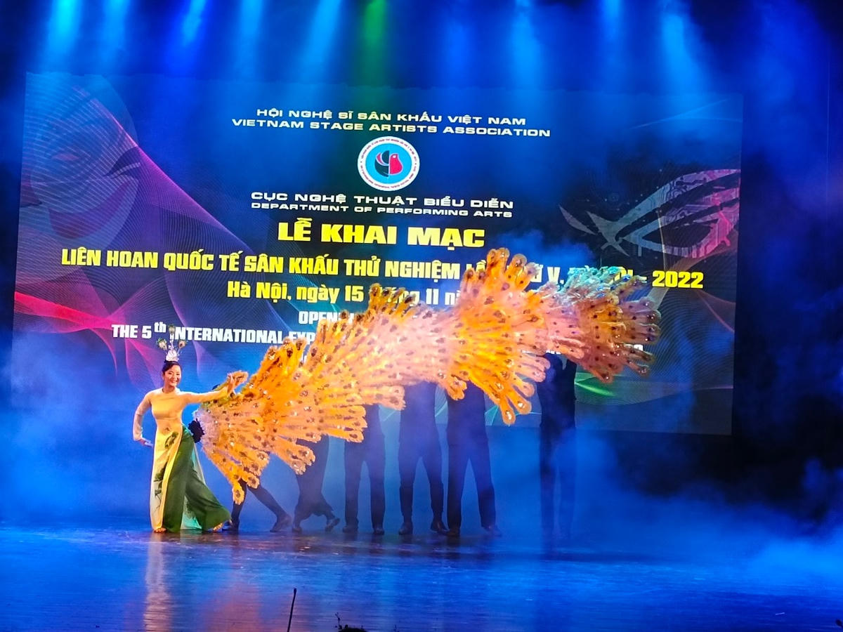 Liên hoan quốc tế sân khấu thử nghiệm lần thứ V năm 2022 do Hội Nghệ sĩ Sân khấu chủ trì, phối hợp Cục Nghệ thuật biểu diễn. 
