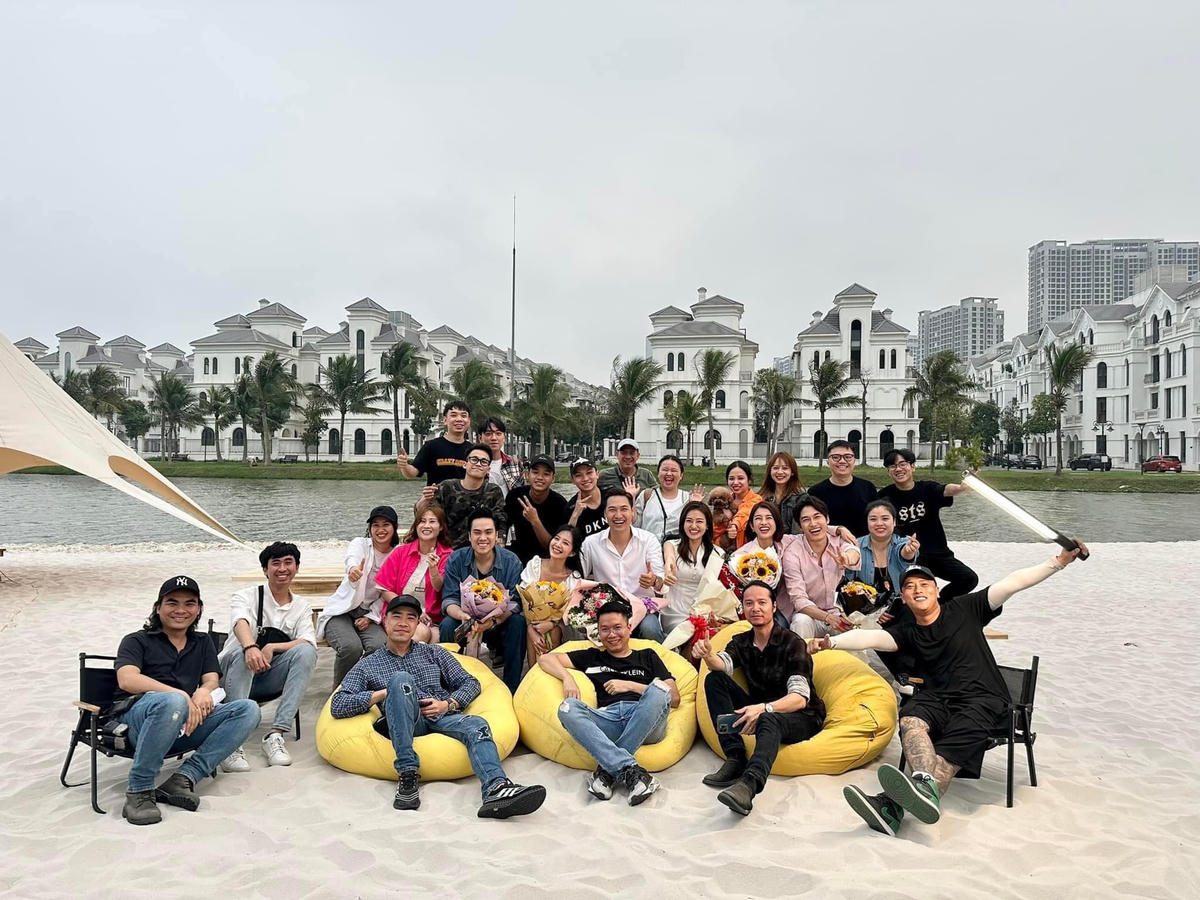 "Đừng nói khi yêu" đóng máy tại bối cảnh quay ngoài trời. 