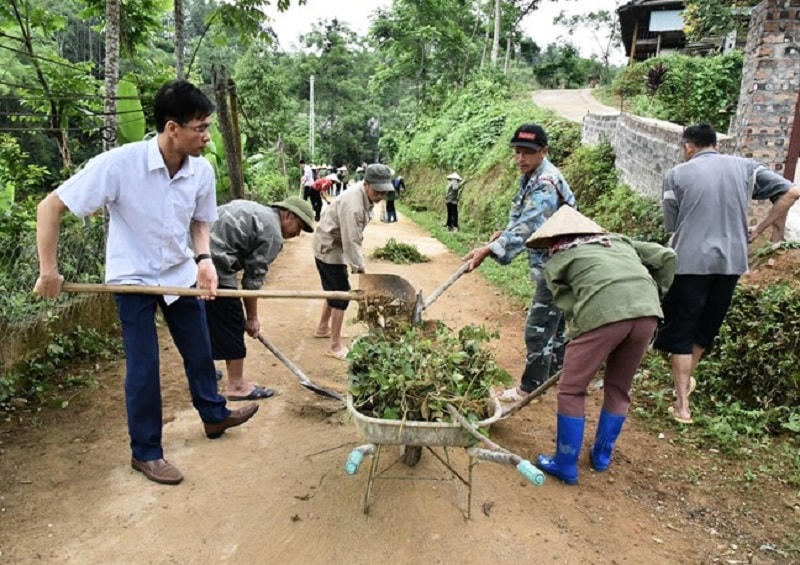 Mô hình khu dân cư bảo vệ môi trường và ứng phó với biến đổi khí hậu đã nhận sự đồng thuận hưởng ứng của người dân.