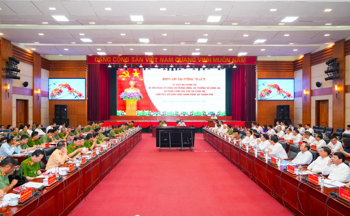 Quang cảnh cuộc làm việc.