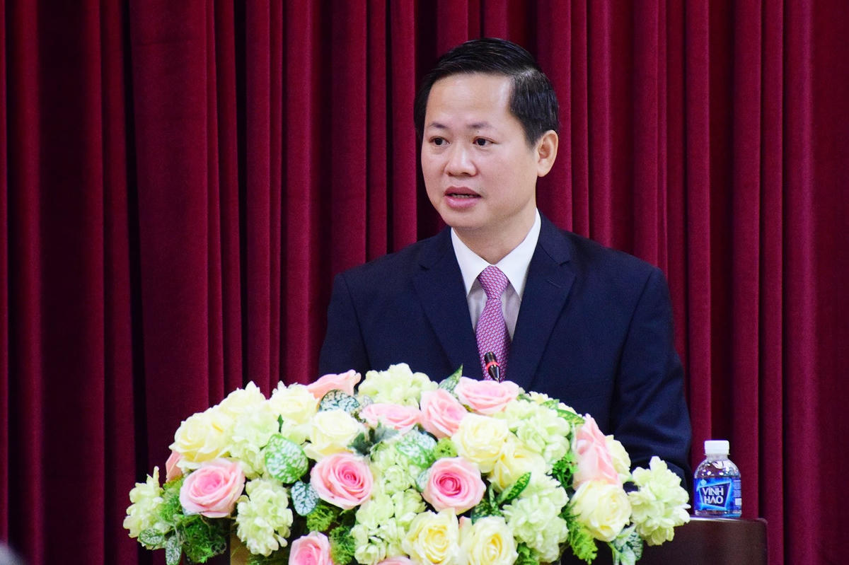 Ông Đoàn Anh Dũng, Phát biểu và nhận nhiệm vụ.