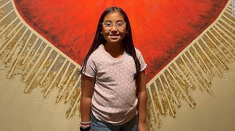 Cô bé Tess Marie Mata, 10 tuổi