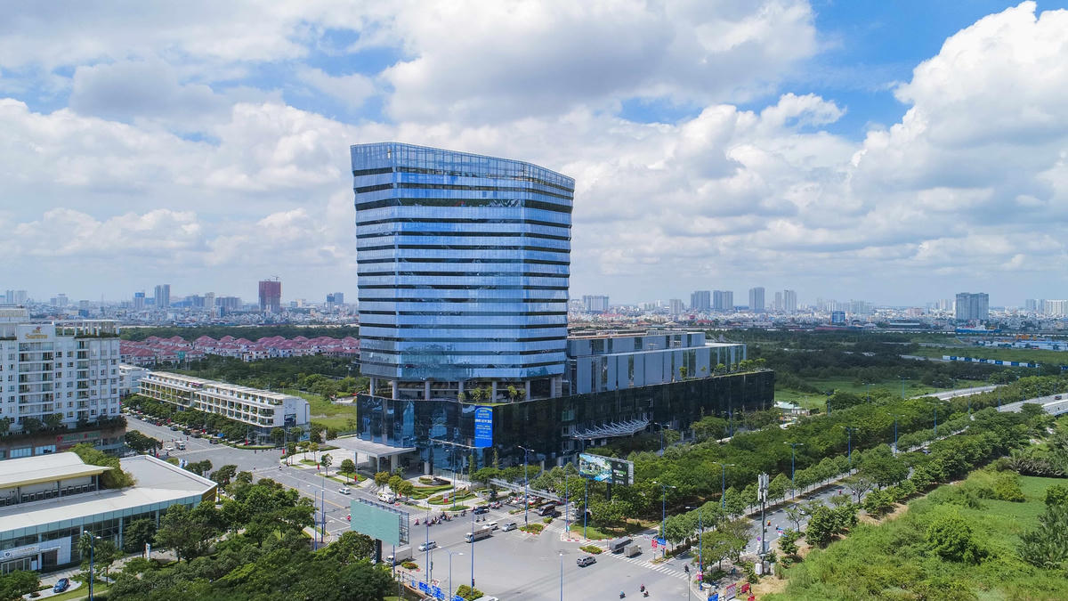 Một góc đô thị mới Thủ Thiêm tại TP Thủ Đức, TPHCM.