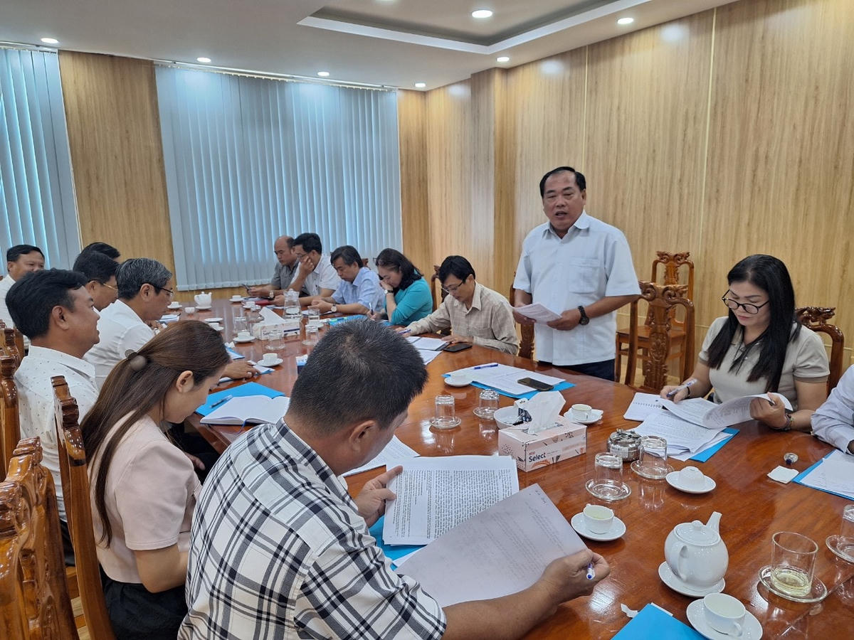 Các thành viên Ban chỉ đạo tham gia ý kiến, đề xuất cách thực hiện hiệu quả hơn Cuộc vận động “Người Việt Nam ưu tiên dùng hàng Việt Nam”.