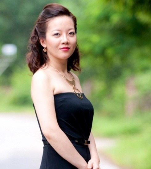 Nghệ sĩ piano Tâm Ngọc. 