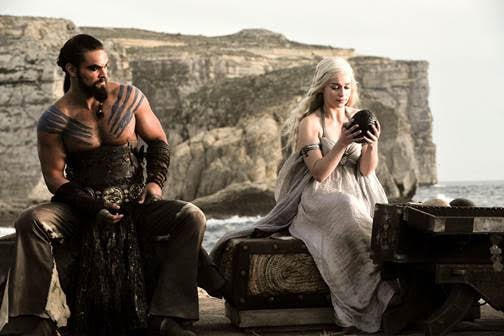 Vai diễn đột phá của Momoa là khi anh được chọn hóa thân thành nhân vật Khal Drogo. 