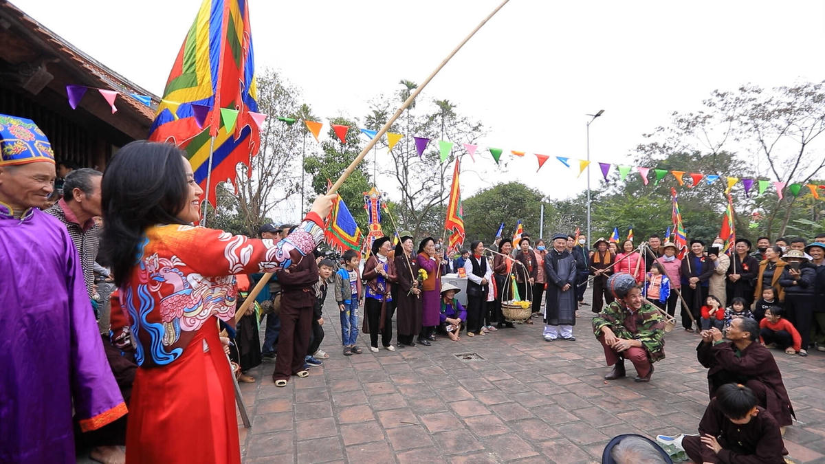 Hội làng là một trong những hoạt động không thể thiếu trong các số Đón Tết cùng VTV.