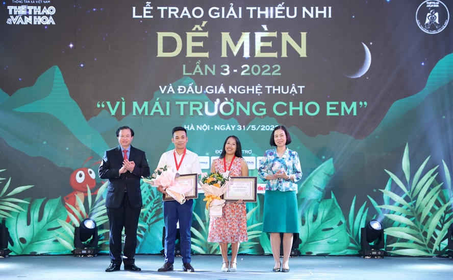 Giải thưởng thiếu nhi “Dế mèn” thu hút sự quan tâm của nhiều tác giả.