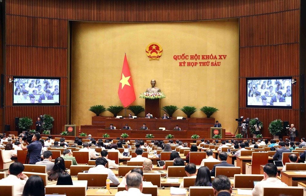Các đại biểu Quốc hội họp tại Kỳ họp thứ 6. (Ảnh: Phạm Kiên/TTXVN).