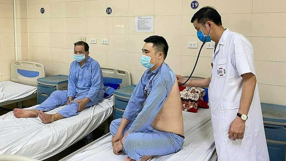 Bệnh nhân ung thư phổi đang điều trị tại Bệnh viện K.