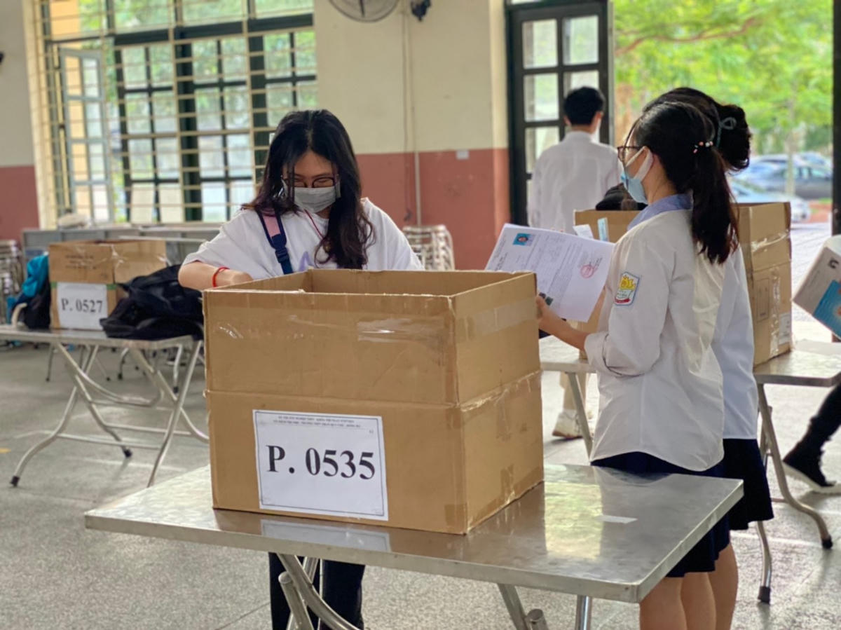 Thí sinh tại Kỳ thi tốt nghiệp THPT năm 2022.