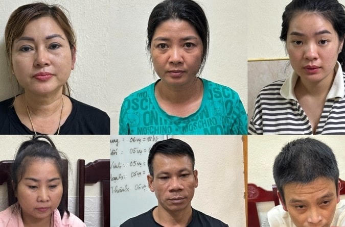 Nhóm đối tượng trong đường dây buôn ma túy bị bắt giữ.