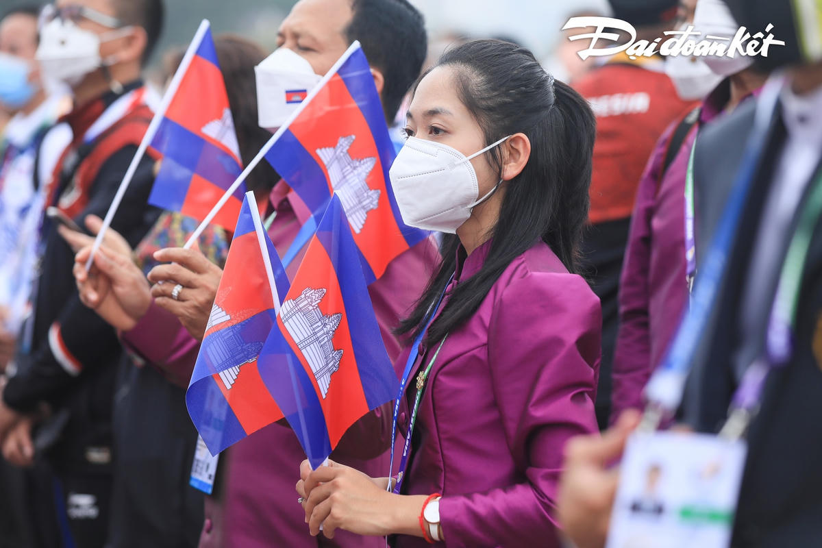 [Ảnh] Trang nghiêm Lễ thượng cờ SEA Games 31