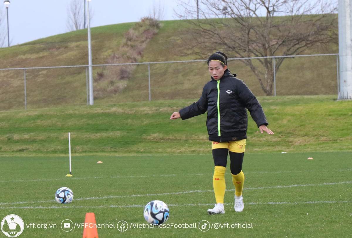 Cầu thủ tập luyện. Ảnh: VFF. 