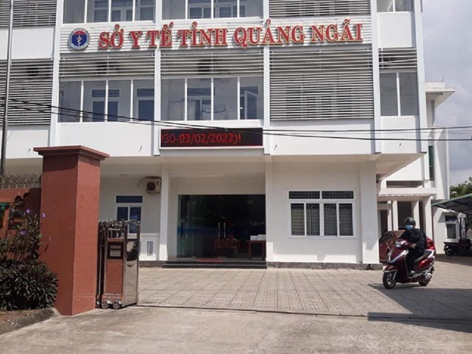 Một góc trụ sở Y tế Quảng Ngãi.