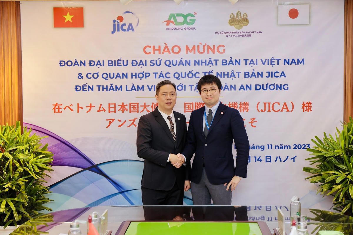 Chủ tịch HĐQT Tập đoàn An Dương tiếp đoàn đại biểu Đại sứ quán và Cơ quan Hợp tác Quốc tế Nhật Bản