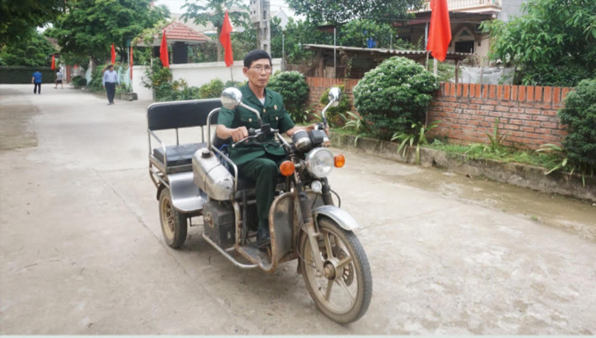 Ông Nguyễn Văn Tiến đam mê “vác tù và hàng tổng”.
