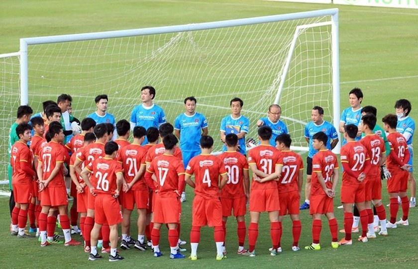 Tuyển Việt Nam chuẩn bị cho AFF Cup 2022.