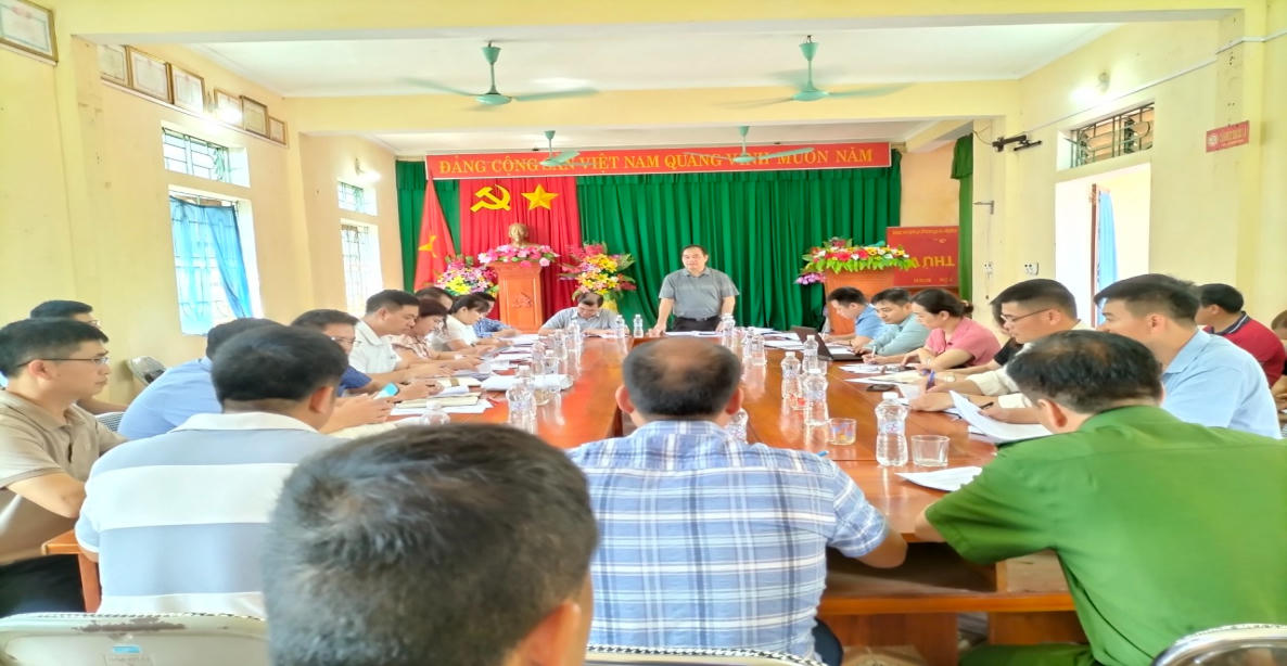 Đoàn giám sát của Ủy ban MTTQ tỉnh Lạng Sơn kiểm tra công tác thực hiện Chương trình MTQG 1719 trên địa bàn huyện Hữu Lũng.