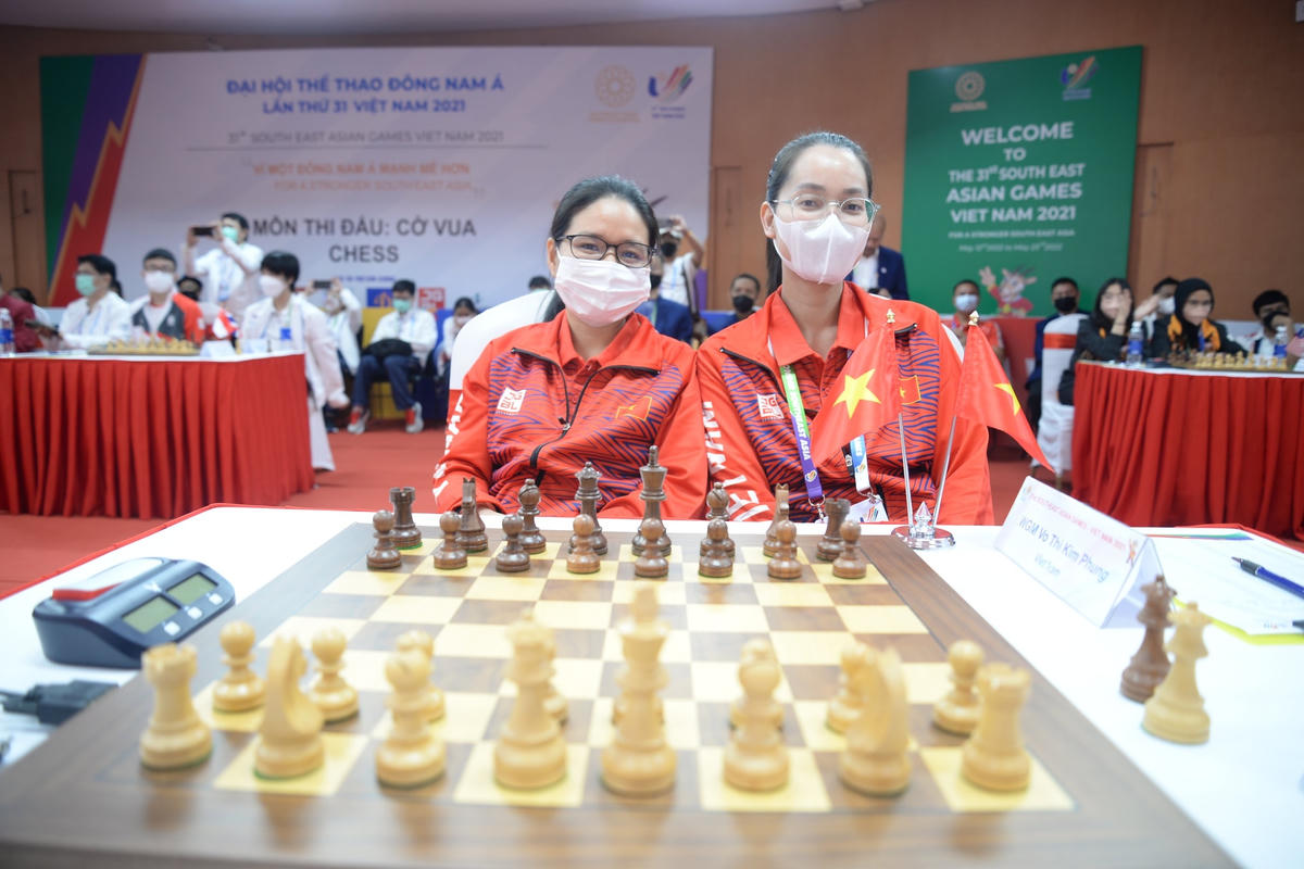 Đội tuyển cờ vua Việt Nam đặt mục tiêu phấn đấu giành 5 huy chương vàng tại SEA Games 31.