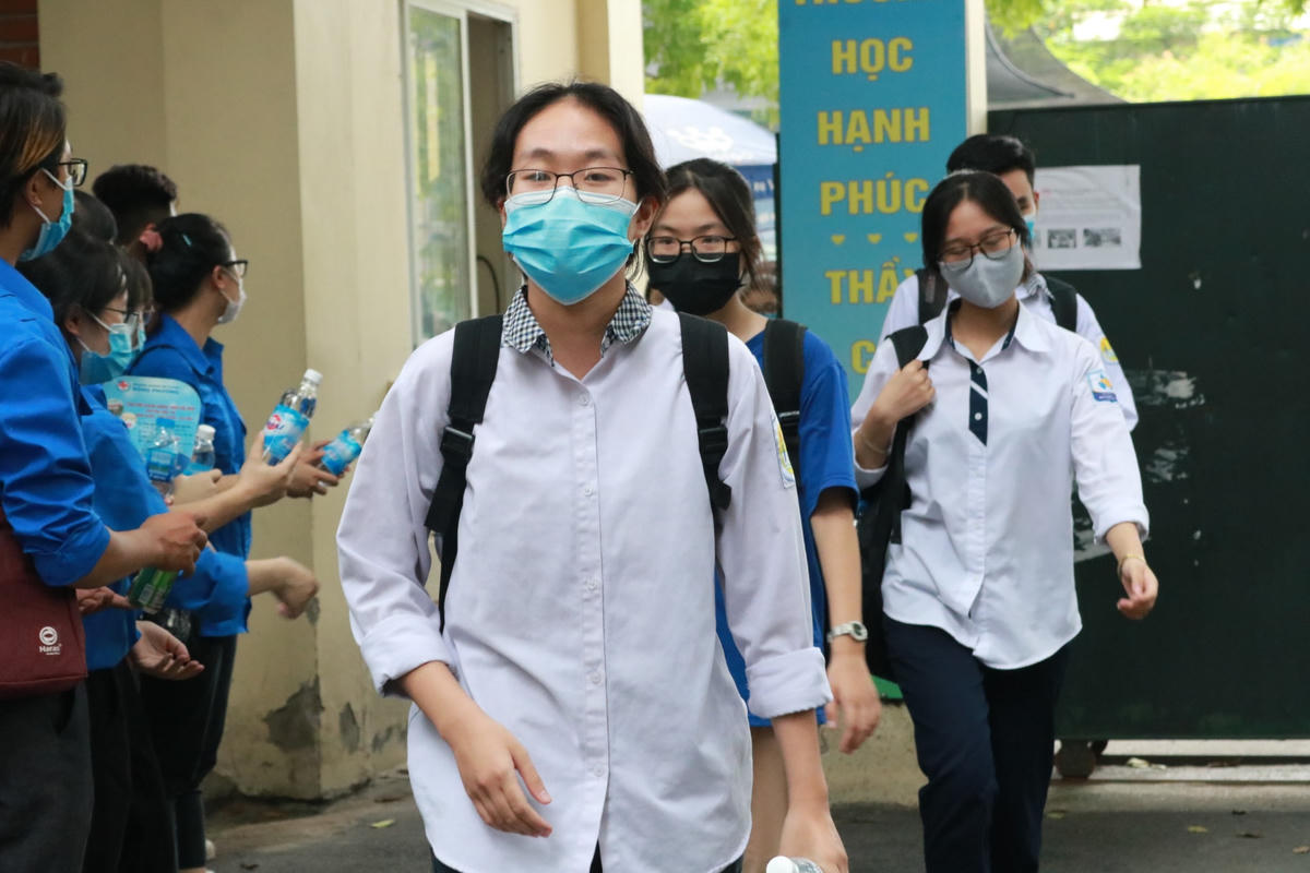 Thí sinh dự thi tốt nghiệp THPT.