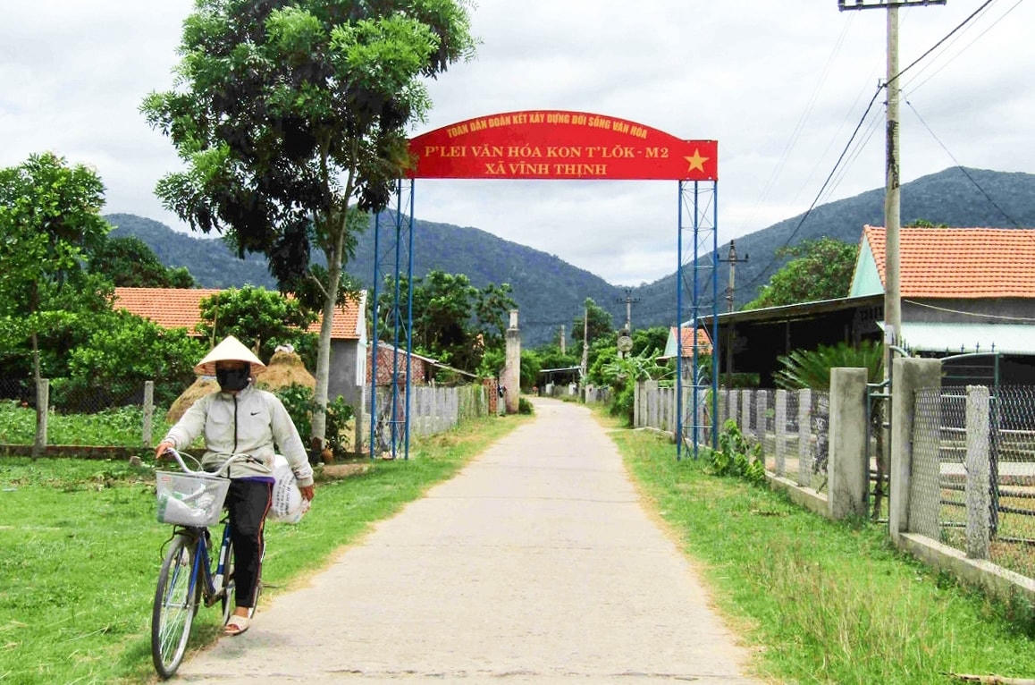 Ddiện mạo làng quê huyện Vĩnh Thạnh có nhiều thay đổi.