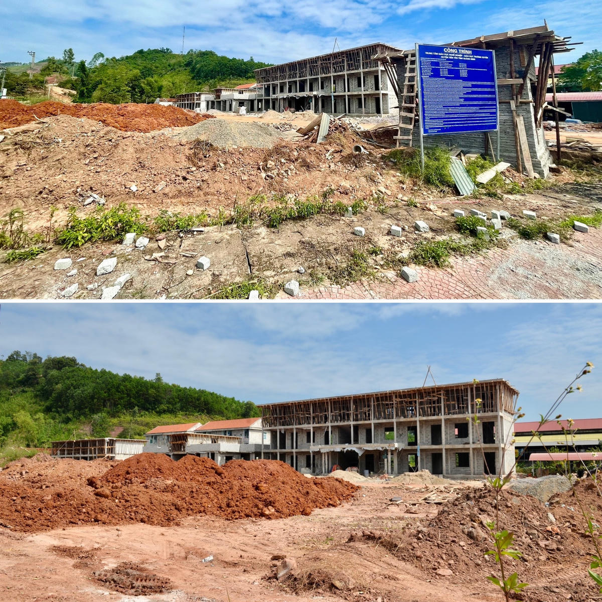 Trung tâm hướng nghiệp và giáo dục thường xuyên của huyện Tiên Yên đang được đầu tư xây dựng ngay sát Trường THPT Nguyễn Trãi dự kiến hoàn thành vào năm 2023.