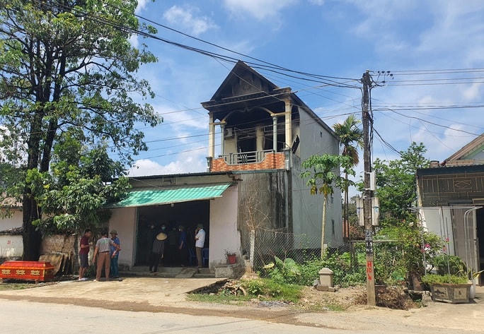 Hiện trường vụ cháy khiến 2 người thiệt mạng.  