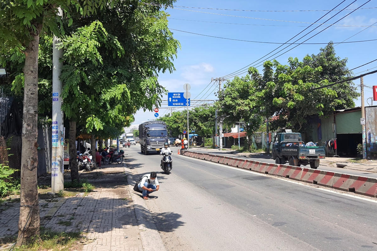 Vị trí xảy ra vụ việc (Ảnh: Hoàng Thuận).