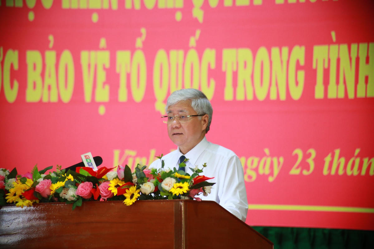 Chủ tịch Đỗ Văn Chiến phát biểu chỉ đạo tại Hội nghị.