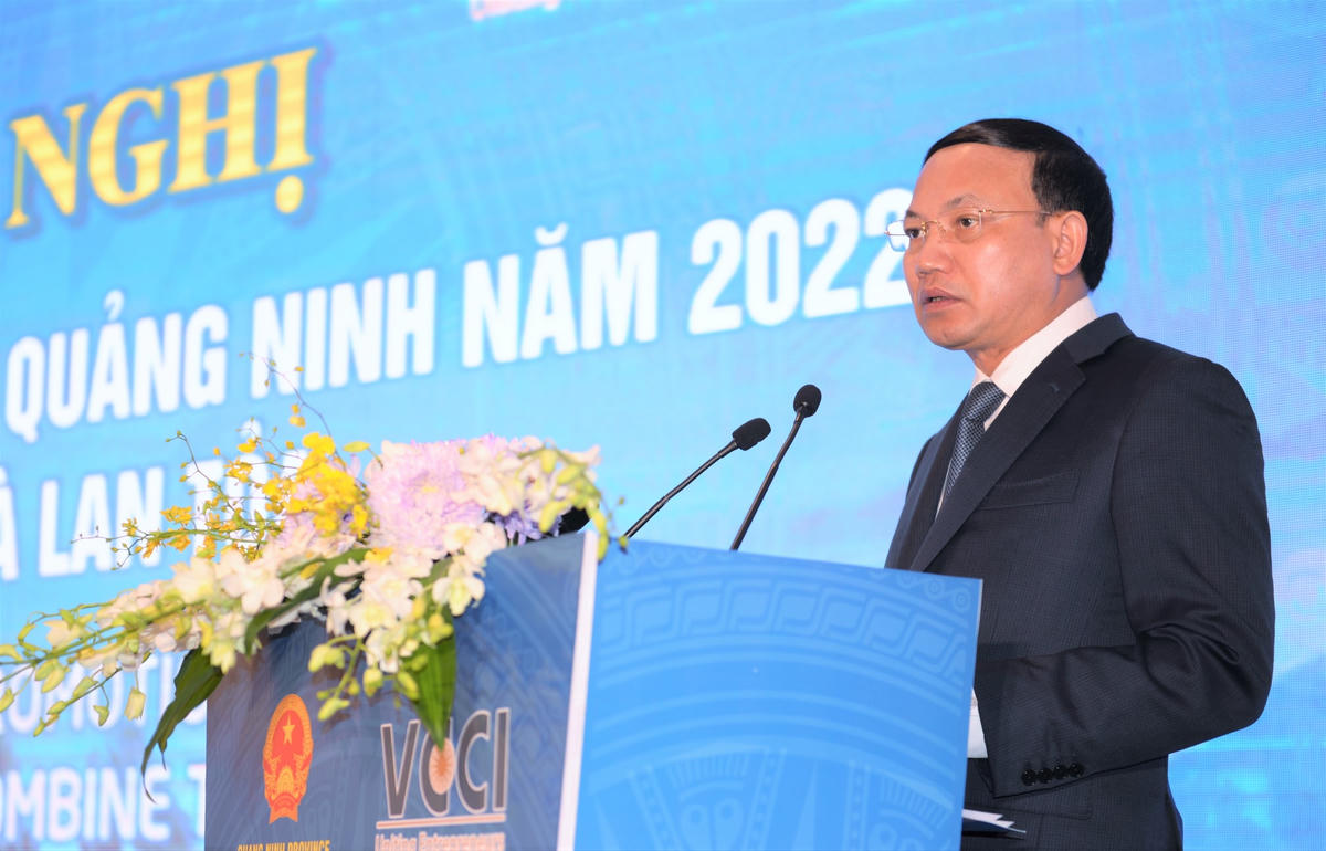 Bí thư Tỉnh ủy Quảng Ninh Nguyễn Xuân Ký phát biểu khai mạc Hội nghị.