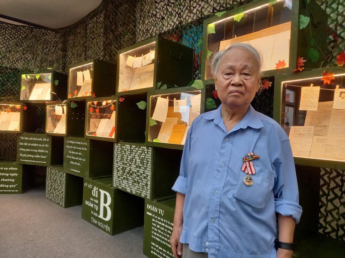 Ông Trần Thư Nguyên, cán bộ đi B.