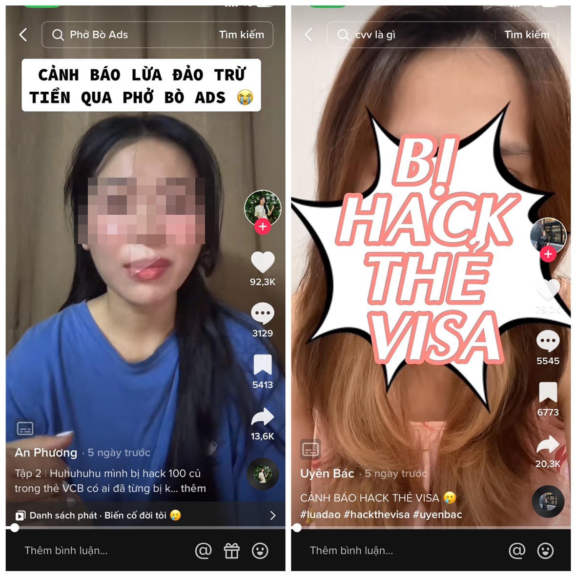 Các nạn nhân chia sẻ về chiêu thức hack tiền qua thẻ Visa.