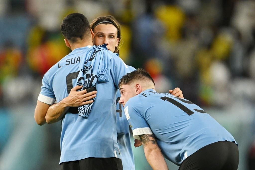 Nỗi buồn bị loại của Uruguay.
